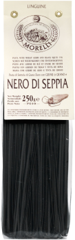 LINGUINE WITH THE WHEAT GERM BLACK SQUID INK