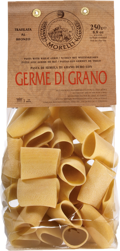Paccheri with the wheat germ